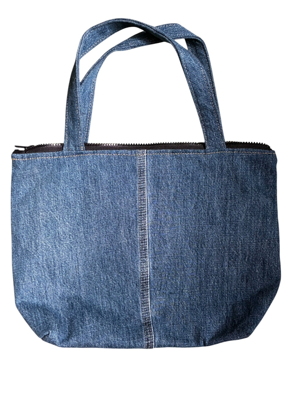 Denim Tote Bag Style — Blue Jeans Fabric - Picture 2 of 5